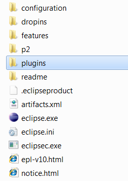 Eclipse Plugin Folder